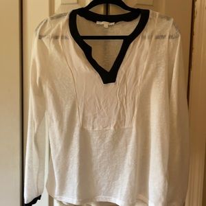 Lightweight linen and silk blouse